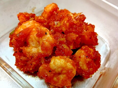 簡単なのに本格的♪海老のチリソース煮◇エビチリ